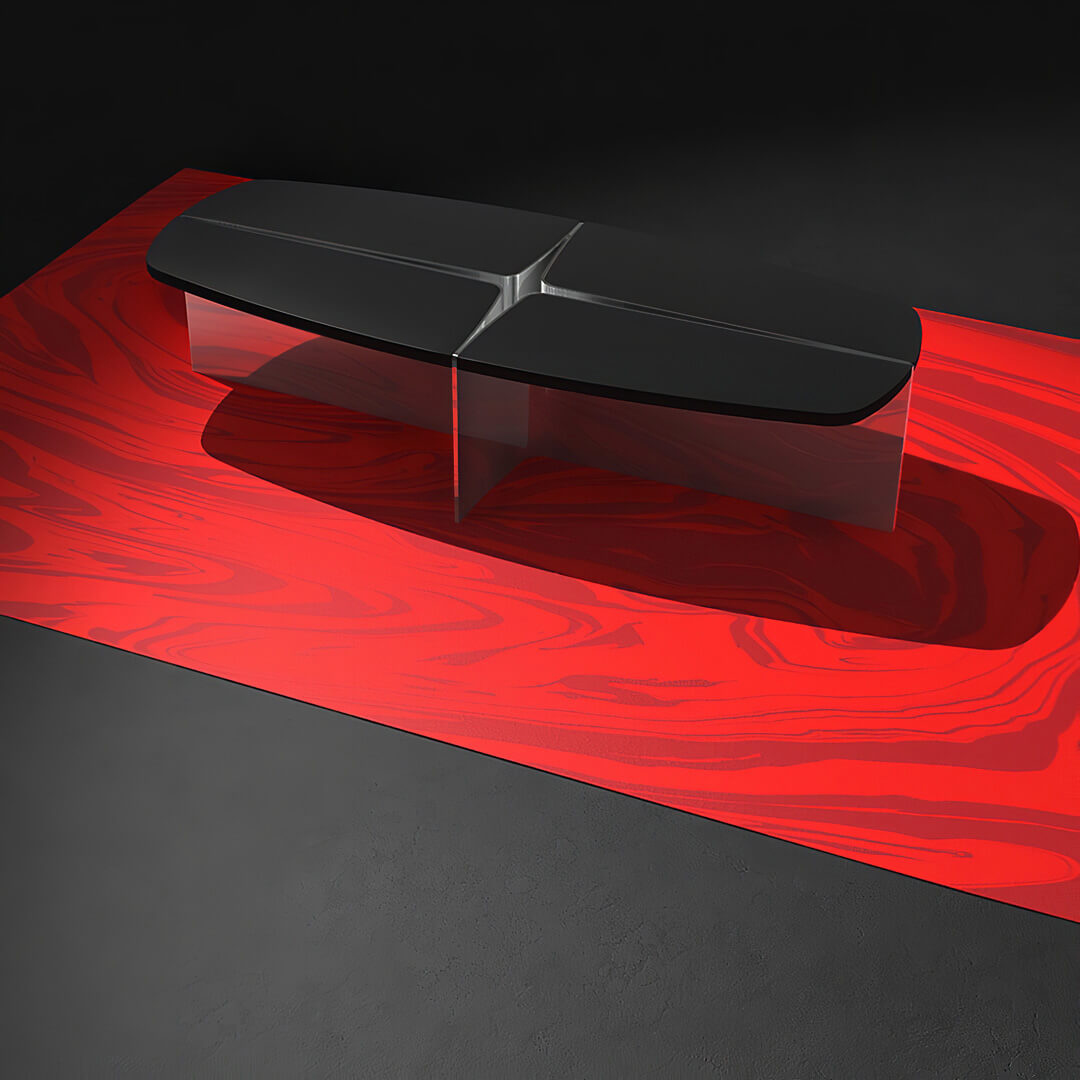 Quadrant coffee table ~ furniture